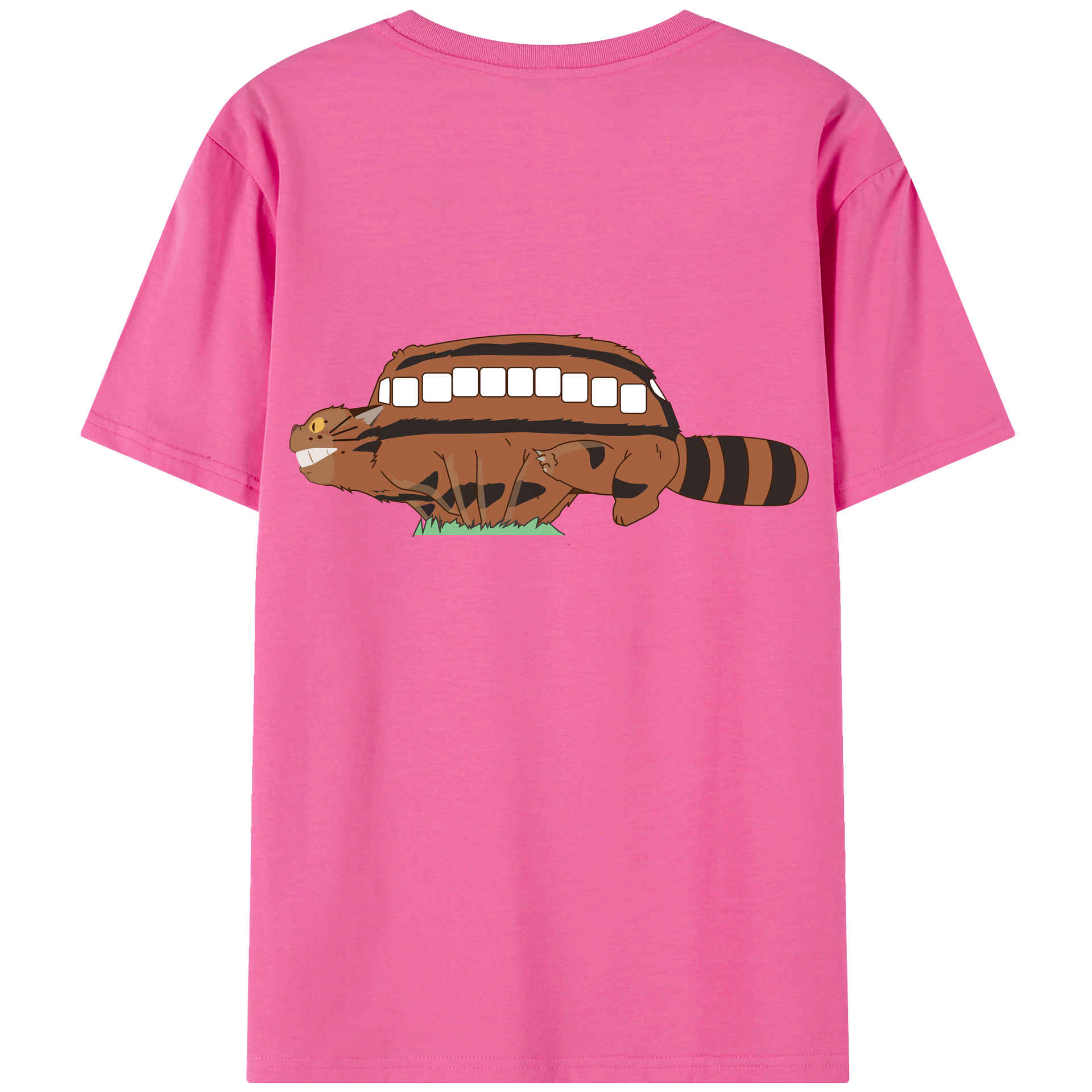 （画像用） となりのトトロ 草壁メイ 草壁サツキ My Neighbor Totoro Satsuki Kusakabe Mei Kusakabe レディース半袖Tシャツ(バックプリント)